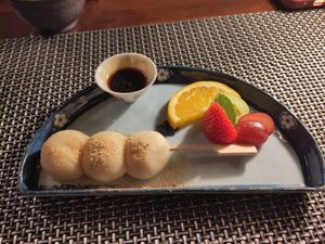 Kuromitso Dango at Itadakizen in Shrewsbury