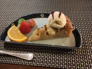 Apple pie at Itadakizen in Shrewsbury