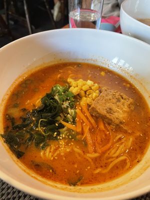 Spicy ramen  at Itadakizen in Shrewsbury