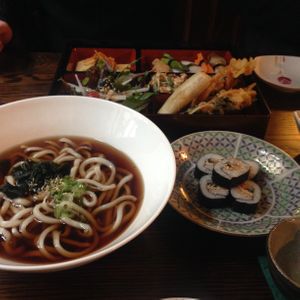 Udon noodles  at Itadakizen in Shrewsbury