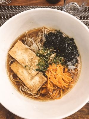 Tofu ramen at Itadakizen in Shrewsbury