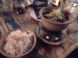 Green curry with tofu at Thai Corner in Alicante