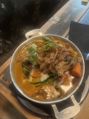  massaman curry  at Thai Corner in Alicante