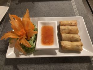 Spring rolls  at Thai Corner in Alicante