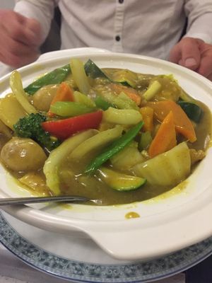 Mix veg curry  at To Be Vegetarian Blackburn in Blackburn
