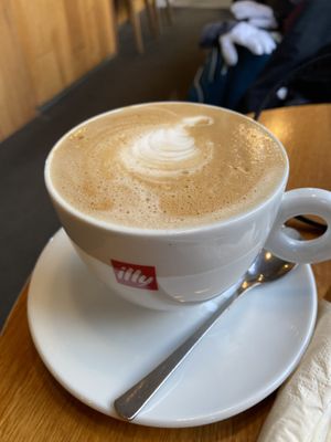 Latte   at Cafe Berlin in Akureyri