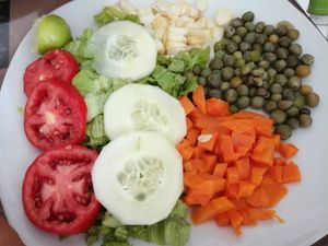ensalada at Govinda in Chiclayo