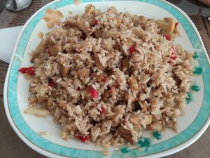 Arroz Chaufa at Govinda in Chiclayo