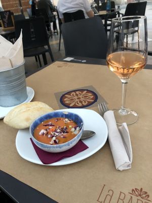 Typical andalusien salomorecho (Vegan)  at La Bartola in Sevilla