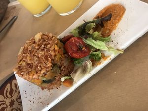 Thai red rice at La Bartola in Sevilla