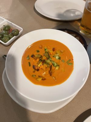 Salmorejo  at La Bartola in Sevilla
