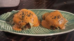 Zucchini parcels - really good!  at La Bartola in Sevilla