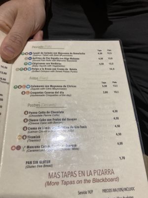 One vegan dessert  at La Bartola in Sevilla