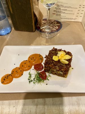 Arroz vermelho  at La Bartola in Sevilla