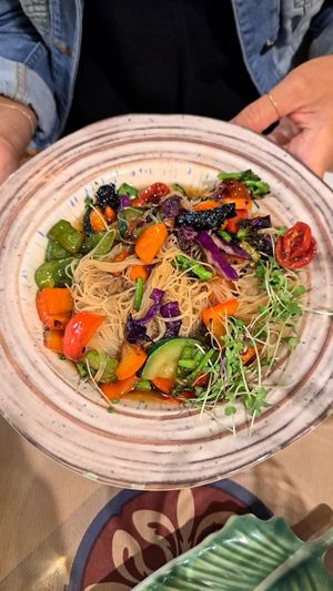 Veggy ramen at La Bartola in Sevilla