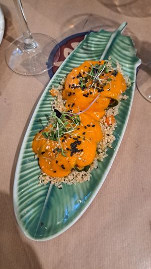 Stuffed zucchini at La Bartola in Sevilla