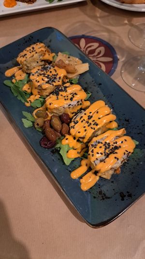 Vegan sushi at La Bartola in Sevilla