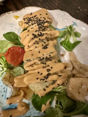 Sushi (fried!)  at La Bartola in Sevilla