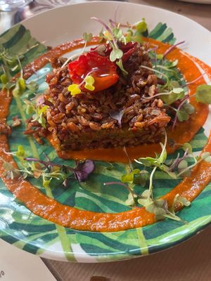 Thai red rice at La Bartola in Sevilla