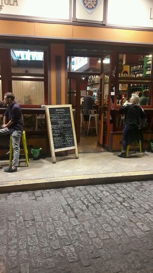 in front at La Bartola in Sevilla