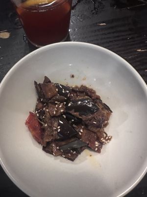 Egg plant  at La Bartola in Sevilla