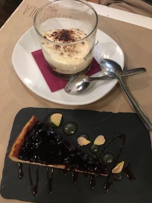 Dessert  at La Bartola in Sevilla