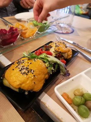 Courgette rolls at La Bartola in Sevilla