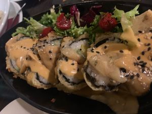 Tempera sushi - tapas at La Bartola in Sevilla