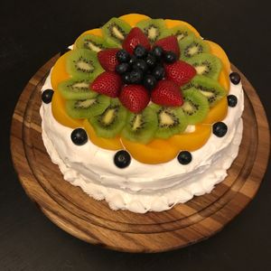 customer ordered Vegan birthday cake at Sweets by PBBQ in Long Beach