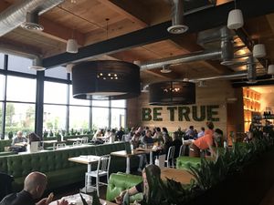 Some of the interior at True Food Kitchen in King Of Prussia