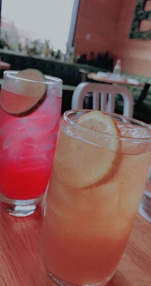 Mine and my sister’s teas at True Food Kitchen in King Of Prussia