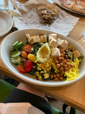 Salad yummmm so fresh tofu avo crunchy chickpeas corn wow wow at True Food Kitchen in King Of Prussia