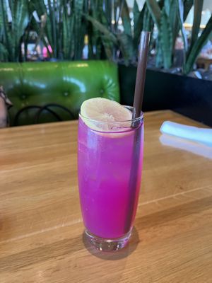 Pink passion fruit lemonade   at True Food Kitchen in King Of Prussia
