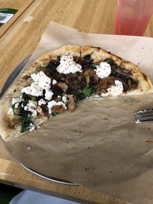 mushroom pizza  at True Food Kitchen in King Of Prussia