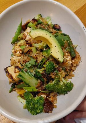 Quinoa bowl with tofu at True Food Kitchen in King Of Prussia