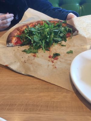Vegan pizza at True Food Kitchen in King Of Prussia