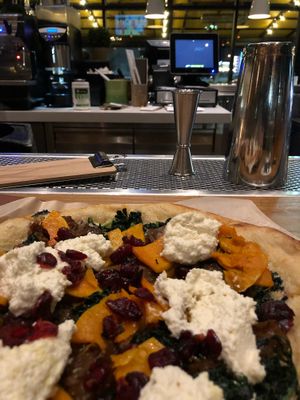 Butternut squash pizza at True Food Kitchen in King Of Prussia