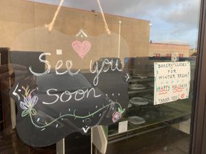 Made an hour-long trip for some vegan treats… only to find out they are on winter break.  at Cookie Conscious Bakery in Eugene