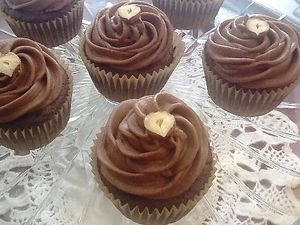 Chocolate Hazelnut Cupcakes at Cookie Conscious Bakery in Eugene