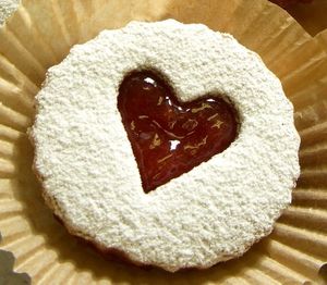 Raspberry Linzer Torte at Cookie Conscious Bakery in Eugene
