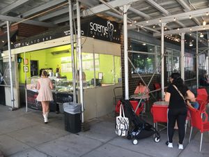 Front entrace at Screme Gelato Bar in New York City