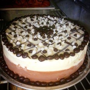 Gelato cake at Screme Gelato Bar in New York City