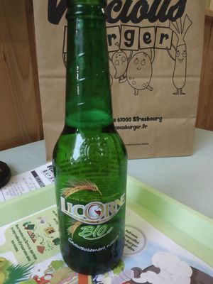 Beer at Velicious Burger in Strasbourg