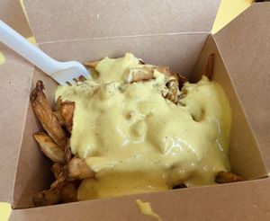 Cheese fries!!! at Velicious Burger in Strasbourg