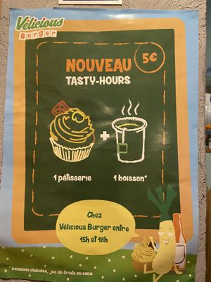 Special offer  at Velicious Burger in Strasbourg