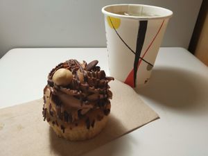 cupcake "pâte à tartiner" at Velicious Burger in Strasbourg