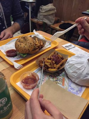 Food  at Velicious Burger in Strasbourg