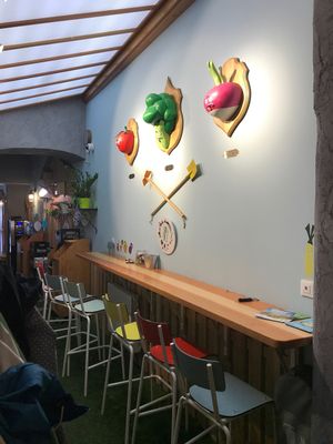 Interior at Velicious Burger in Strasbourg