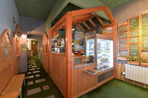 Inside of the fast good restaurant at Velicious Burger in Strasbourg