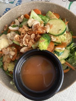 Vegan vermicelli bowl  at Bun Bo Vietam - Gotico in Barcelona